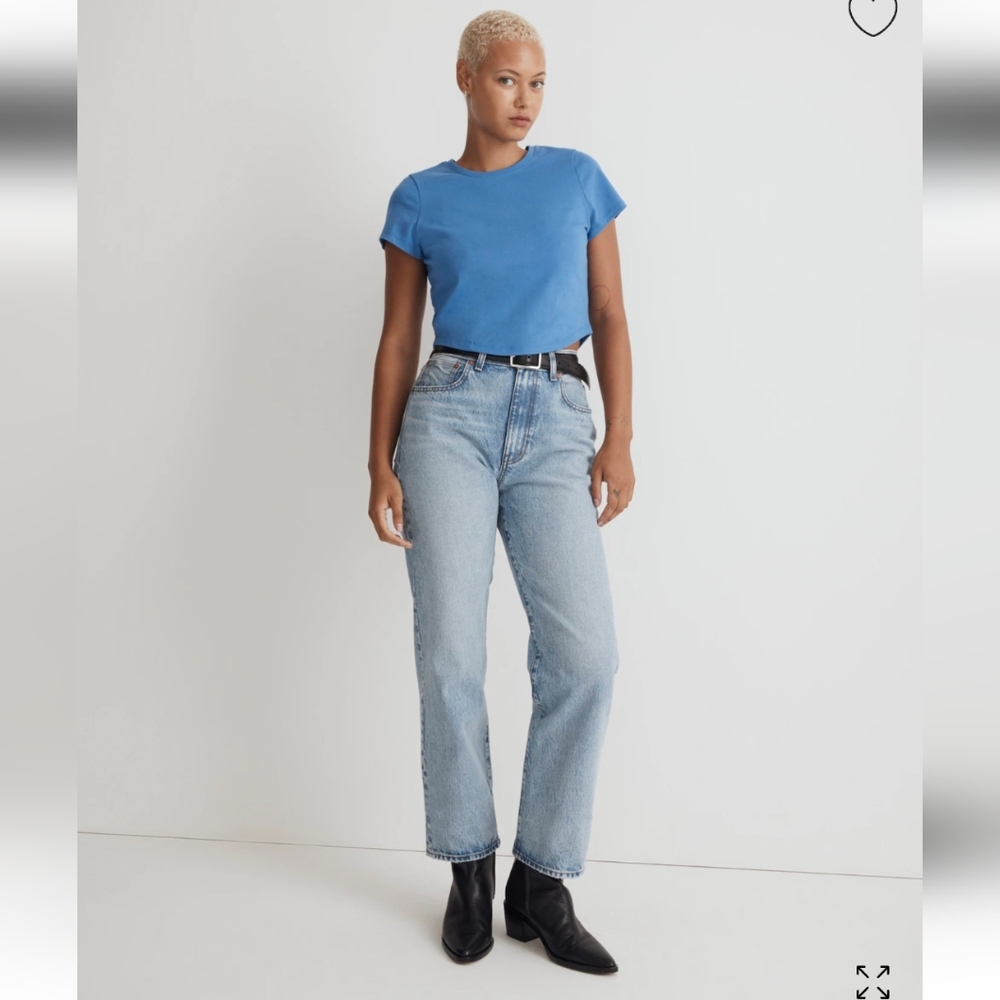 Madewell Curvy 90s Straight Jean Light Indigo